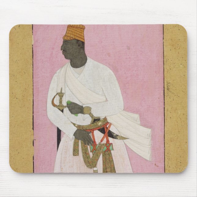50.14/8 Portrait of Malik Amber, inscribed in Deva Mouse Pad (Front)