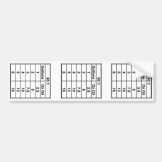 50:1 Oil Mix Decal