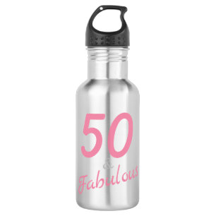 50 and Fabulous Birthday 532 Ml Water Bottle