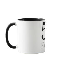 50 and Fabulous Birthday mug