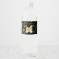 50 and Fabulous Gold Personalized Birthday Party