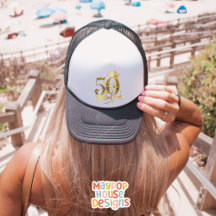 50 and Fabulous Gold Shimmer Birthday