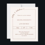 50 and fabulous ivory birthday invitation<br><div class="desc">Celebrate a milestone in style with this elegant 50 & Fabulous birthday invitation in soft ivory. Designed for a sophisticated and memorable celebration, this invitation features a clean, modern layout with a delicate script detail and subtle heart accent for a feminine and timeless touch. Perfect for women celebrating their 50th...</div>