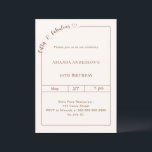 50 and fabulous ivory birthday invitation<br><div class="desc">Celebrate a milestone in style with this elegant 50 & Fabulous birthday invitation in soft ivory. Designed for a sophisticated and memorable celebration, this invitation features a clean, modern layout with a delicate script detail and subtle heart accent for a feminine and timeless touch. Perfect for women celebrating their 50th...</div>