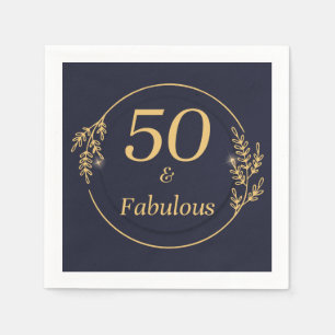 50 and Fabulous Napkin