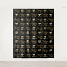 50 and Fabulous Party Backdrop Step and Repeat