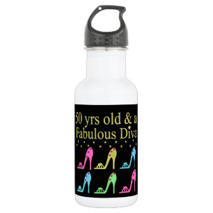 50 AND FABULOUS SHOE LOVER DESIGN 532 ML WATER BOTTLE