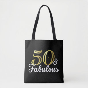50 And Fabulous Tote Bag