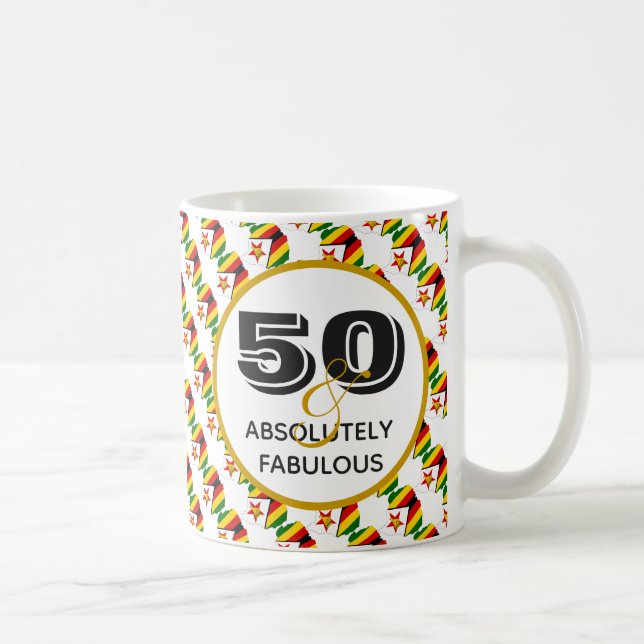 50 and Fabulous ZIMBABWE Coffee Mug (Right)
