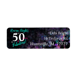 50 ans de fabuleuse parties scintillant noire
