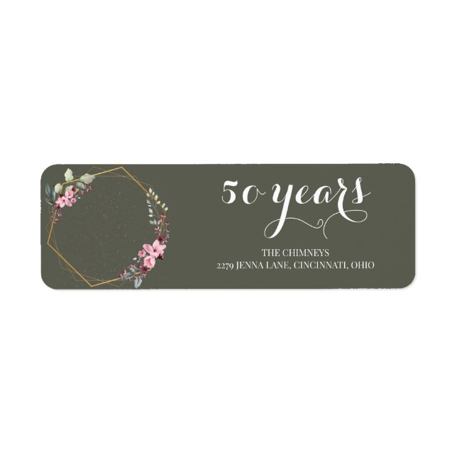 "50 ans de l'éternité : un anniversaire à retenir" (Devant)