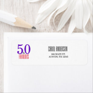 50 ans et Fabuleux Anniversaire de référence