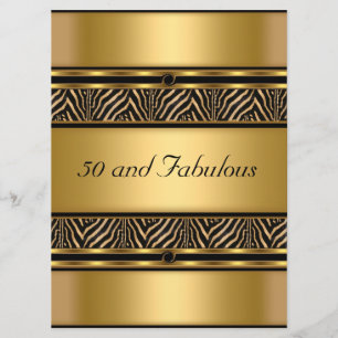 50 ans et Fabuleux Invitation pour une fête d'anni