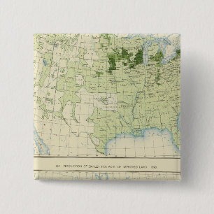 50 Barley 1890 2 Inch Square Button