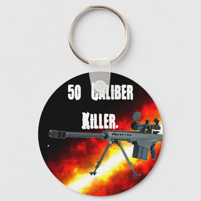 50 Calibre Killer Keychain (Front)