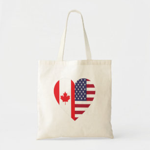 50% Canadian 50% American 100% Awesome Funny Gift Tote Bag