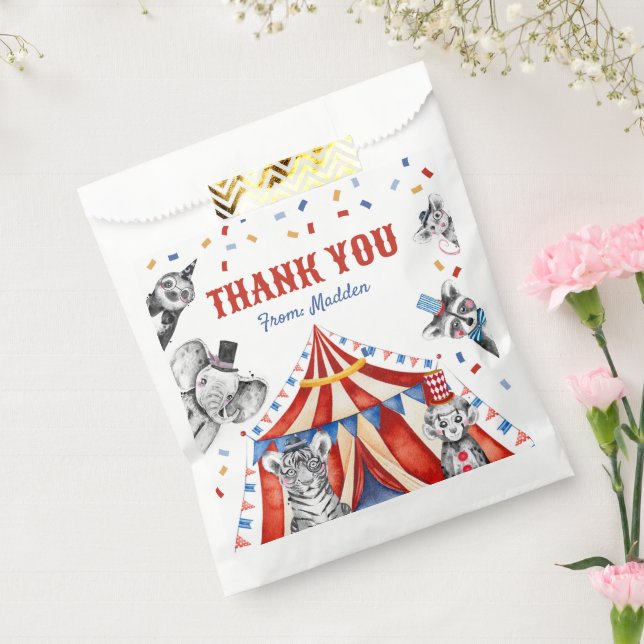 50 Circus Favour Bags | Circus Treat Bags (Sealed)