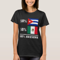 50 Cuba 50 Mexico Cuban Mexican Flag Pride Heritag