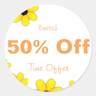 50% de réduction Sticker vente spéciale