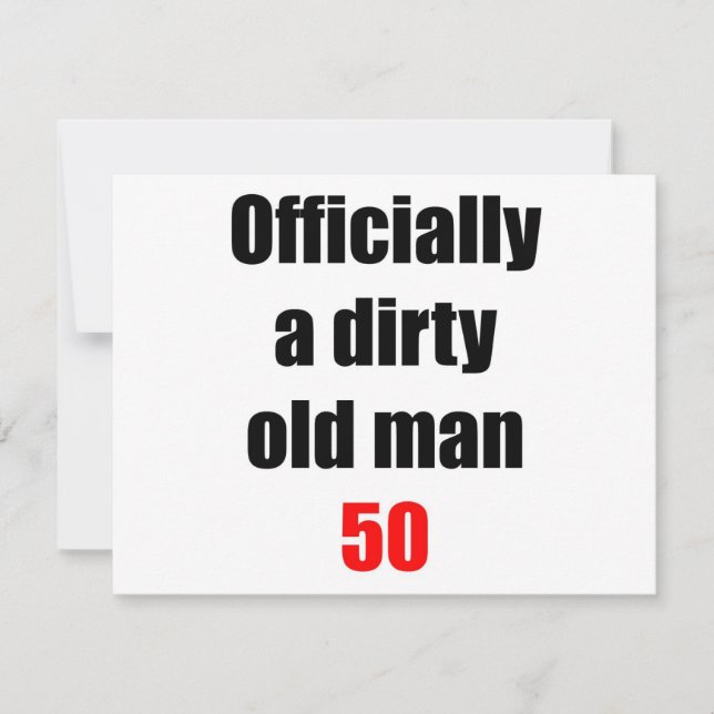 50 Dirty Old Man (Front)