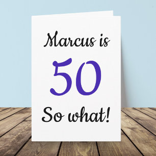 50 donc ce Citation amusant 50e Anniversaire Carte