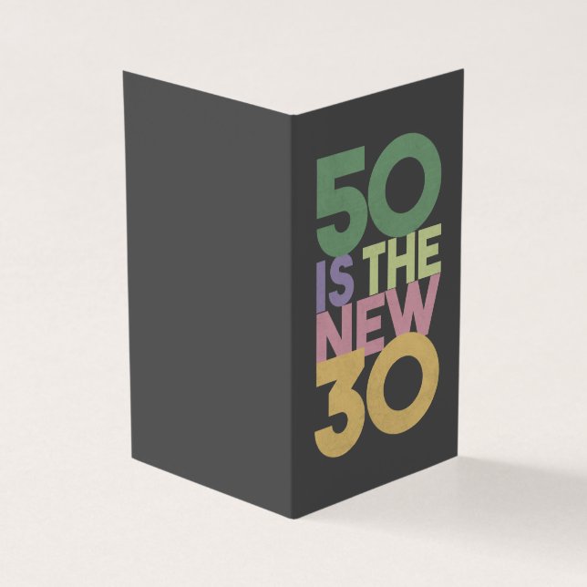 50 est le nouveau cadeau de 30 - 50e anniversaire  (Outside)