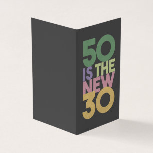 50 est le nouveau cadeau de 30 - 50e anniversaire 