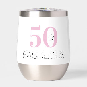 50 et fabuleux rose moderne fête d'anniversaire Fa