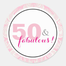 50 et fabuleux Stickers 50e anniversaire