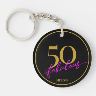50 et Fabulous Black Gold et rose personnalisable