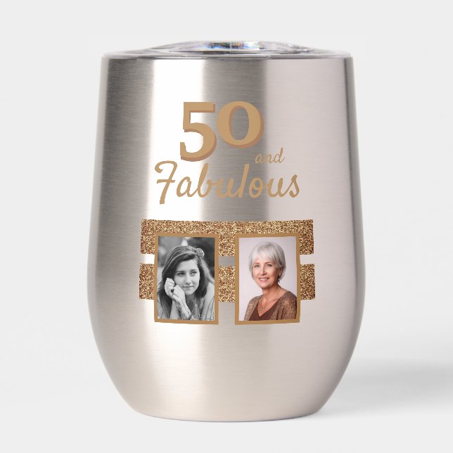 50 et Fabulous Gold Parties scintillant 2 Photo 50 (Avant)