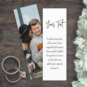 50 Exemplaires de Marque-pages Mini Cartes Jointes