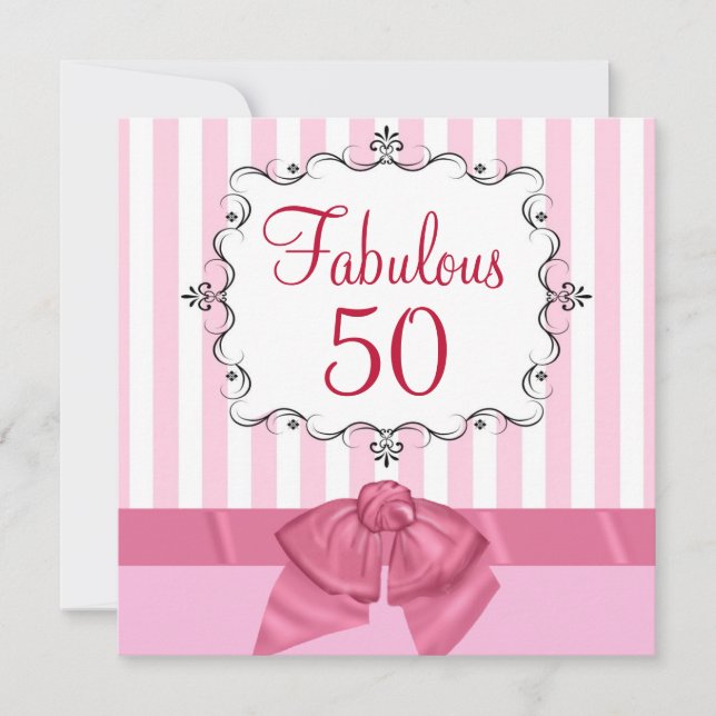 50 fabuleux - Invitations faites sur commande de (Devant)