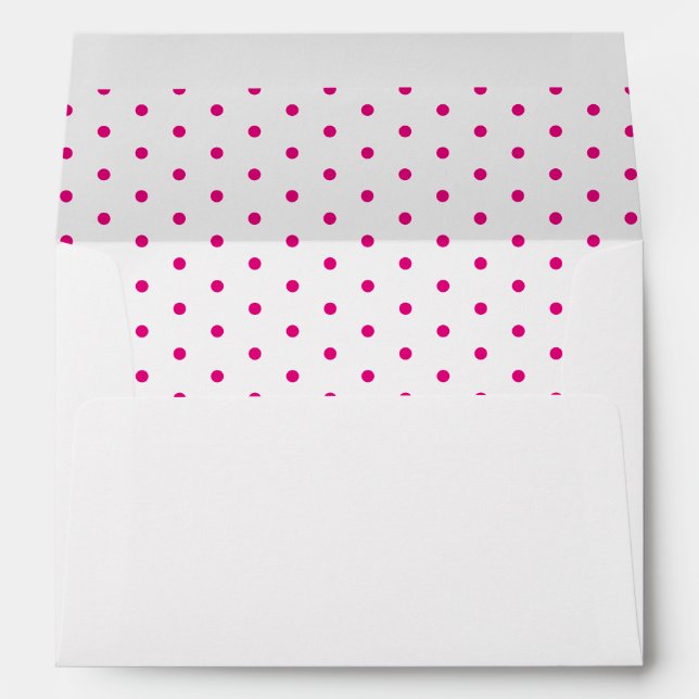 50 & Fabulous Birthday Pink Return Address Printed Envelope (Back (Bottom))