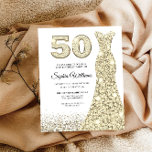 50 & Fabulous! Budget Womans 50th Birthday Invite<br><div class="desc">50 & Fabulous! Budget Womans 50th Birthday Invite</div>