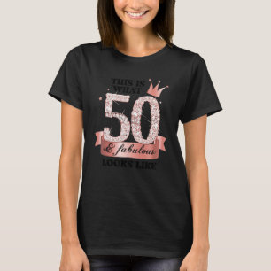 50 & Fabulous I Rose And White Party Group Candid T-Shirt