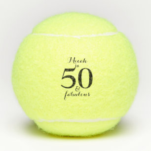  50 & Fabulous Personalized Tennis Ball