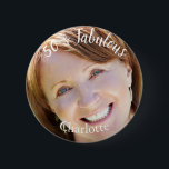 50 & Fabulous Photo 2 Inch Round Button<br><div class="desc">50 & Fabulous Photo Button</div>