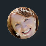 50 & Fabulous Photo 2 Inch Round Button<br><div class="desc">50 & Fabulous Photo Button</div>