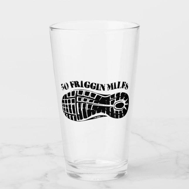 50 Friggin Miles Ultra Running Tread Glass (Front)