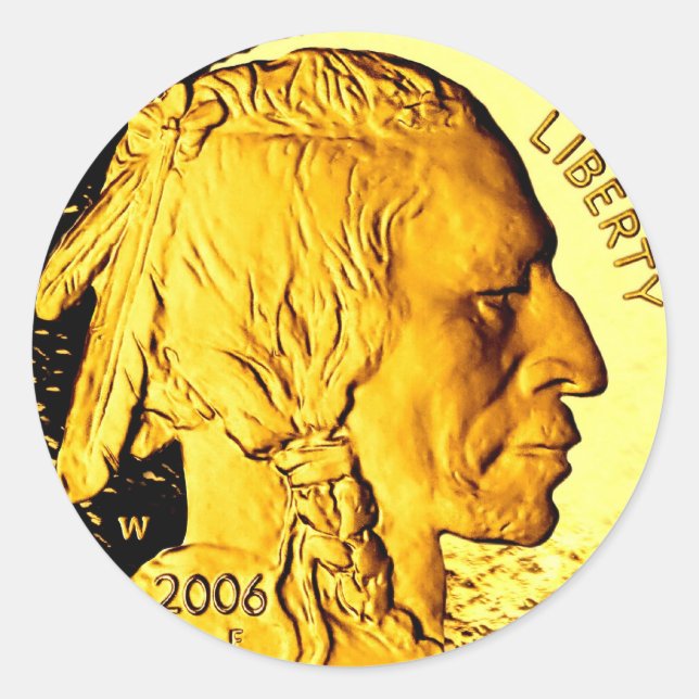 $50 Gold Coin 3" Stickers (Front)