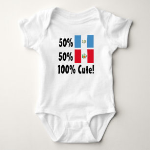 50% Guatemalan 50% Peruvian 100% Cute Baby Bodysuit