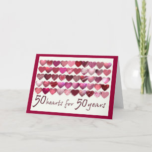 50 Hearts for 50 Years! Card