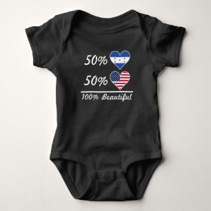 50% Honduran 50% American 100% Beautiful Baby Bodysuit