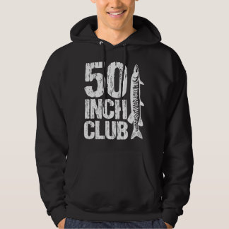 50 Inch Club Musky Fishing Muskie Fisherman Fishes Hoodie
