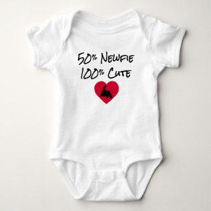 50% Newfie - 100% Cute Baby Bodysuit