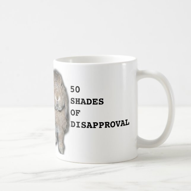 50 nuances de tasse de lapin de désapprobation (Droite)