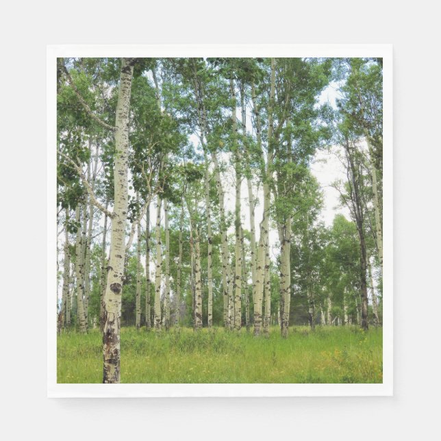 50 Paper Napkins Quaking Aspens (Front)