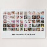 50 Photo Collage unique personalized DIY Jigsaw Puzzle<br><div class="desc">50 Photo Collage unique personalized DIY made by you puzzle - make your own one of a kind jigsaw puzzle from Ricaso</div>