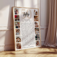 50 Reasons We Love You Birthday Keepsake Gift